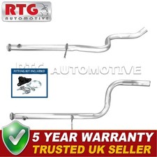 Rear Exhaust Pipe + Fitting Kit Fits Citroen C4 Cactus 2014- 1.6 HDi 1612435080
