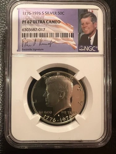 Kennedy Half Dollar 1976-S Silver PF 67 Ultra Cameo NGC