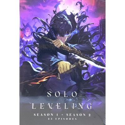 DVD Solo Leveling Season 1 + Season 2 (25 Episodes) | Japanese & English Audio