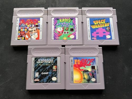 Small Gameboy Lot - 5 Gameboy Games/ Tested and Working/Some Game Cases Included