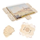 Uimoso 2000 Piece Puzzle Board with Drawer Cover Portable Wooden Jigsaw 40x29 in