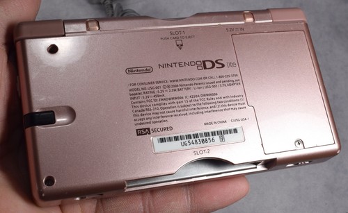Working Nintendo DS Lite Handheld Video Game, 12 Games, AC Adapter - Picture 13 of 17