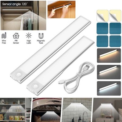 Sensor LED Unterbauleuchte Bewegungsmelder Küche Schrank Nachtlamp Lichtleiste