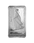 LADY of LIBERTY Bar - PAMP SUISSE - 10oz .999 Fine Silver Bullion Bar