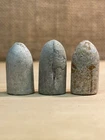 3 Good Dug Dropped Civil War CS Enfield Bullets Found At Utoy Creek Ga.