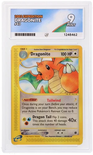 Ace 9 Dragonite 43/165 Expedition Mint Pokemon