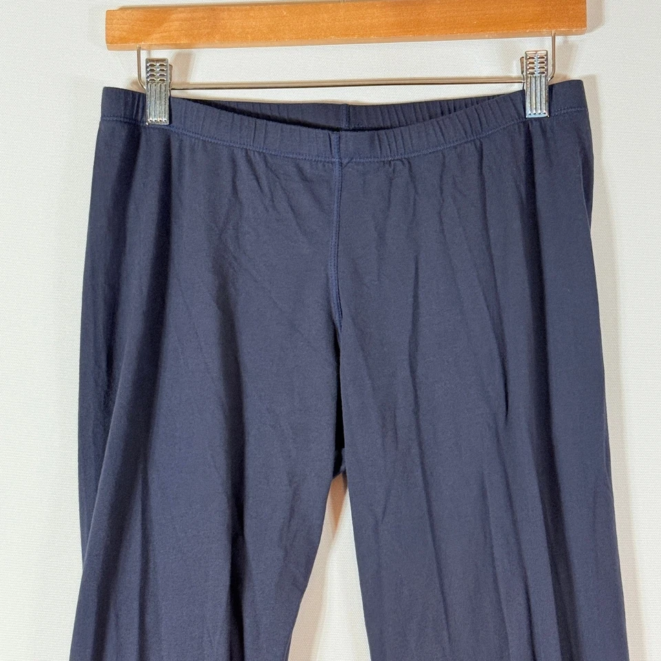 Neón Buda Mujer Mediano Azul Marino Botón Dobladillo Leggings Pantalones Yoga Hippie Boho Foto 2 de 4