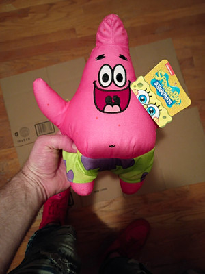 Nickelodeon SpongeBob SquarePants Patrick Star Pink Plush Starfish Toy