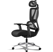 MELOKEA High Back Mesh Desk Chair with Auto-Chasing Lumbar Support EN1335
