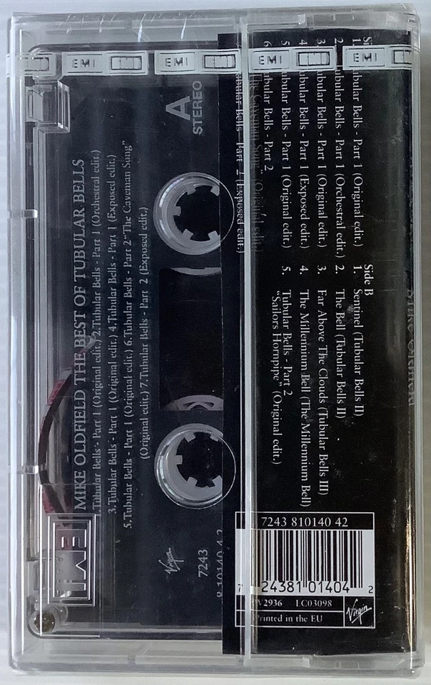 New Mike Oldfield The Best Of Tubular Bells Original Thailand Cassette Seal - Image 3 of 4