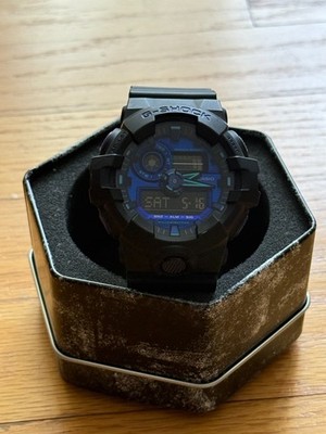 Casio G-Shock GA700VB-1A 57.5x53.4mm Black Resin Case with Black Resin Band...