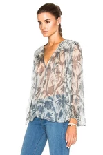 BNWT ZIMMERMANN 'Adorn' Smock Blouse - Silk - Size 1 (Aus 10) - $450