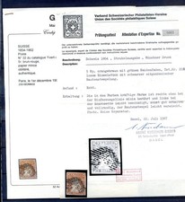 150726 TIMBRE POSTE SUISSE HELVETIA ( N° 32 YVERT)    coté 1800€