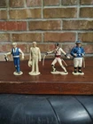 Marx Walt Disney 4 different 54mm figures from 1950s Zorro Playset NOT recasts