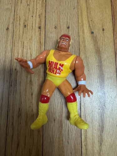 Vtg 1990 Hasbro WWF Hulk Rules Hogan Figure Series...