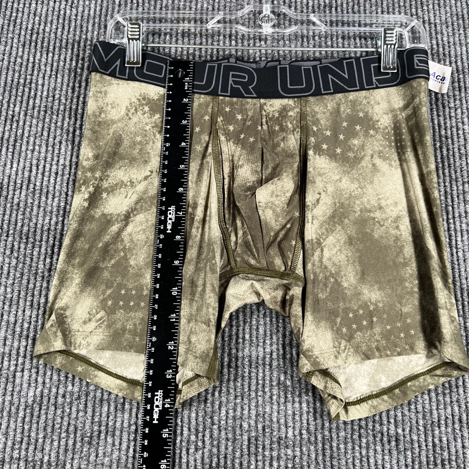 Calzoncillos Under Armour Para Hombre Medianos Verdes Camuflados Libertad Informales Ligeros Suaves Nuevos Foto 4 de 4