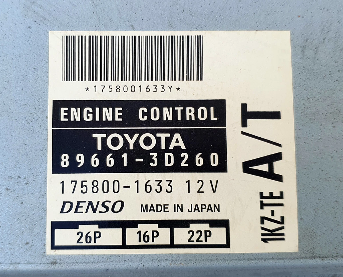 Toyota Hilux Surf KZN185G KZN185W 1KZTE A/T 89661-3D260 engine