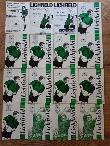 Lichfield Rugby Programme 1985 - 2006 - Bild 1 von 101