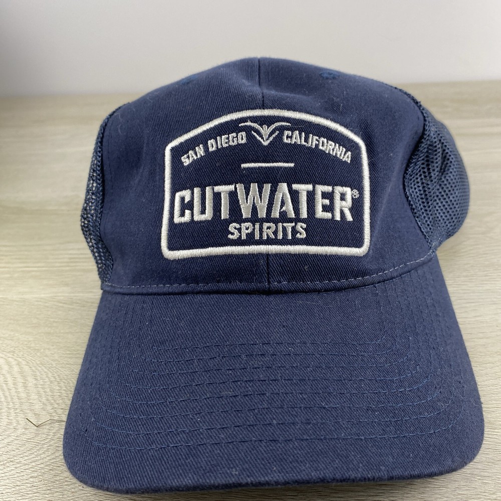 Cutwater Spirits Hat Blue Hat Adjustable Adult Size Blue Hat Baseball Cap
