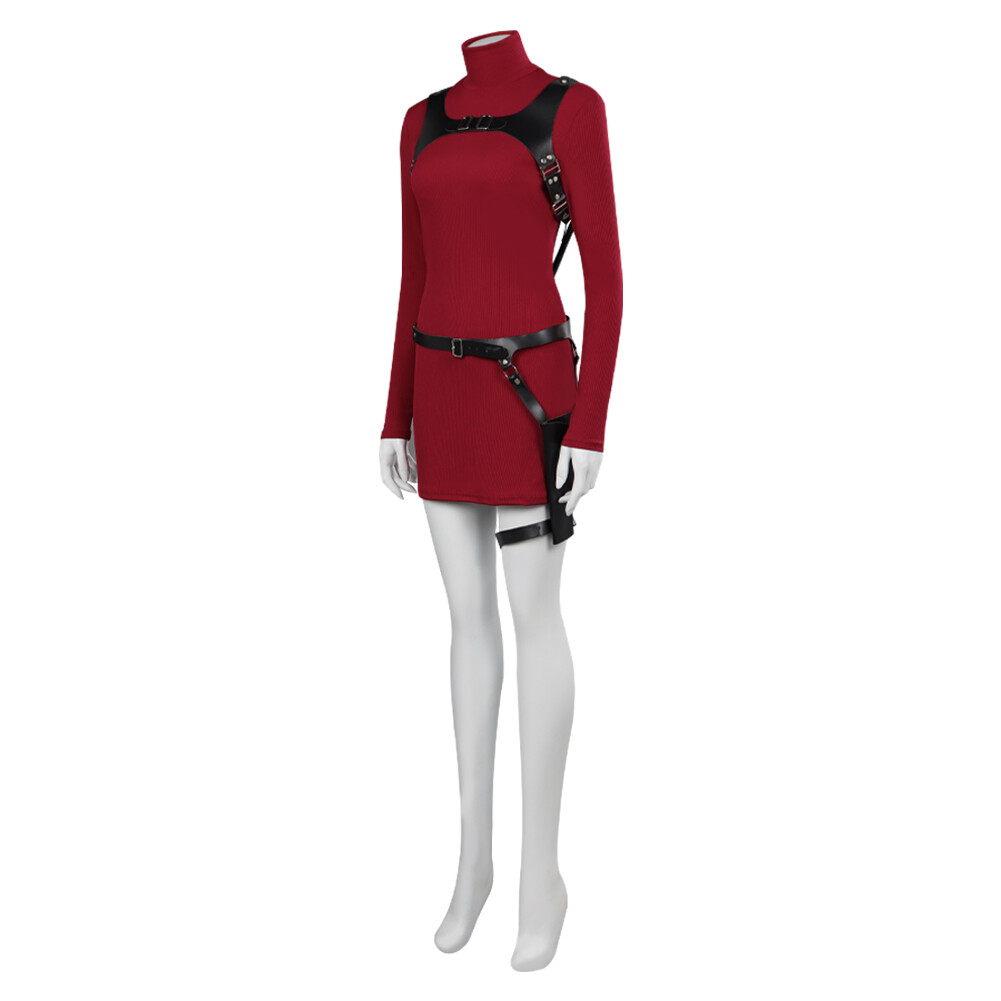 Resident Evil 4 Remake Ada Wong Cosplay Costume Tops Halloween