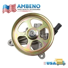 Power Steering Pump w/ Pulley For 2008-2012 Honda Accord Crosstour Pilot V6 3.5L