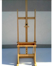 Künstler Profi Atelier Staffelei groß verstellbar + Leinwand 