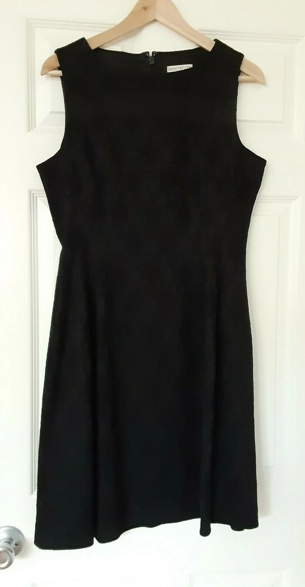 EVA MENDES FOR NEW YORK COMPANY BLACK DRESS sz 8 FREE SHIPPING