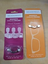 ReadeREST Magnetic Eyeglass Holder, Pearl brand new One Just Magnetic. 2 Pk