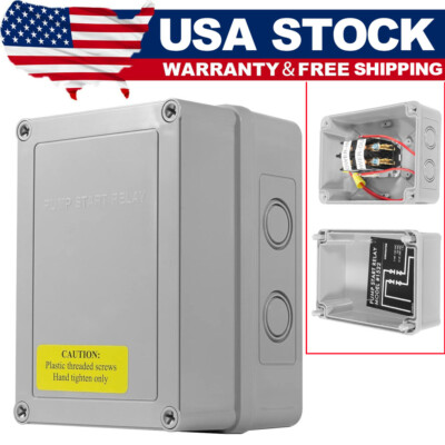 1522 Pump Start Relay for Irrigation Systems 3HP 110V 220V 24V Coil with Housing