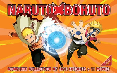 Anime DVD Naruto Shippuden + Boruto Complete Collection 1013 Episode + 11 Movies