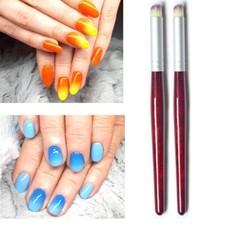 Gradient Nail Painting Brush Art Nail Drawing UV Gel Polish Pen Manicure Tools♪