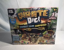 Dig Team Pirate Dig Site Squeezy Sand Surprise Mystery Treasure Boy Girl Toy