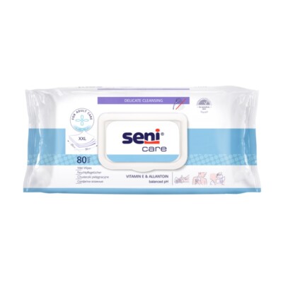 Seni Care Feuchtpflegetücher  80 Tücher/Pack.