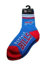 Buffalo Bills Officially Licensed Youth Unisex Socks (Sz 1-6) ~ NIP