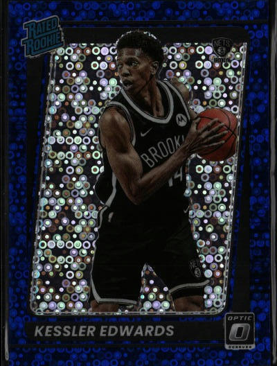 2021-22 Donruss Optic #154 Kessler Edwards Fast Break Blue #/50
