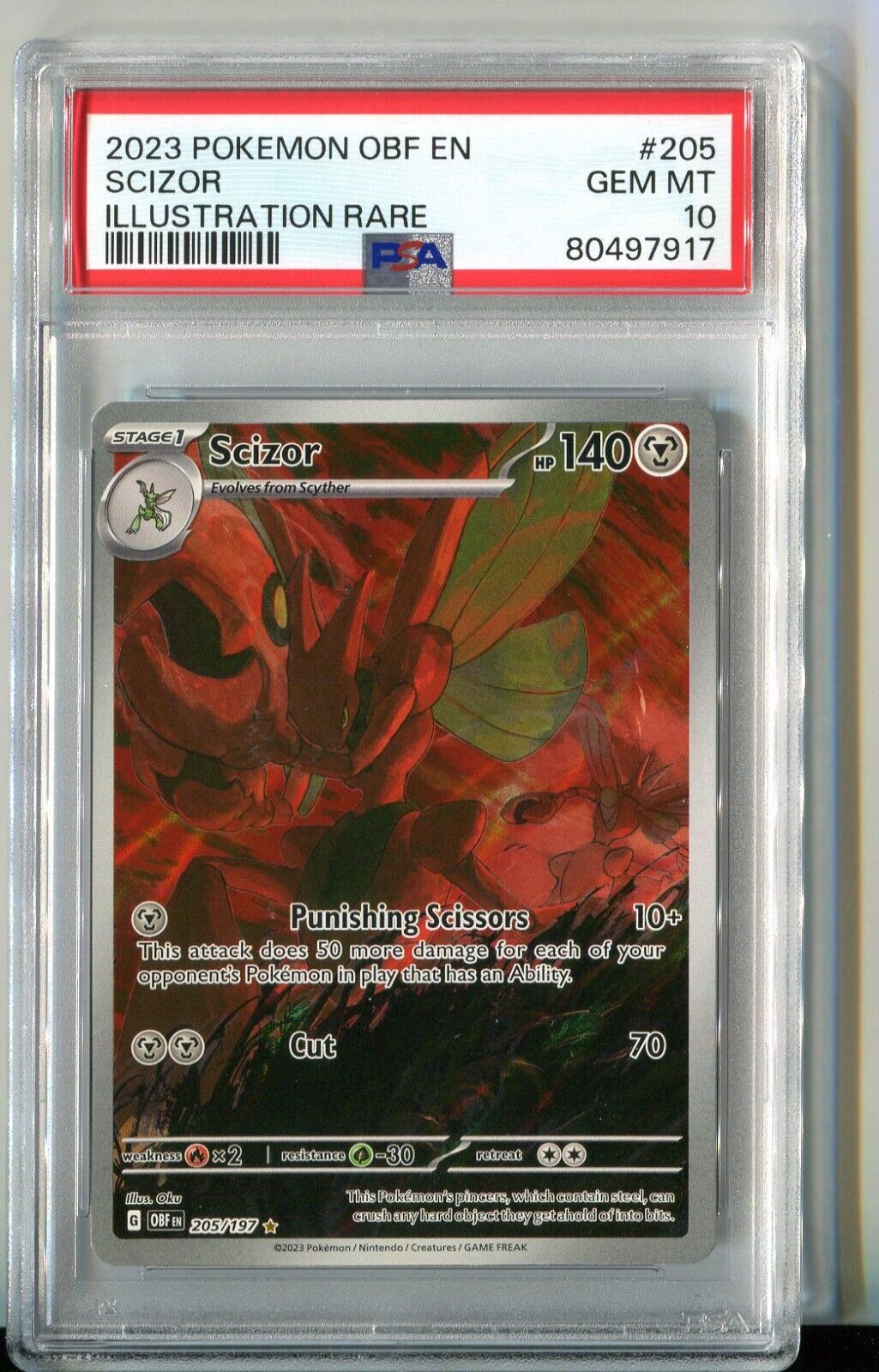 Pyroar #12 Phantom Forces Holo PSA 6 Pokémon