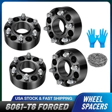 (4) 1.25"/ 1.5" /2" Inch 6x5.5 Hubcentric Wheel Spacers For Chevy Silverado 1500
