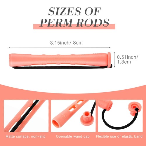 48 Pcs Hair Perm Rods Plastic Cold Wave Perming Rods Hair Rollers Curlers - Picture 7 of 7