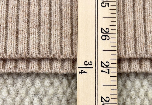 Pendleton Sweater Men Medium Tan Shetland Wool Knit Crew Neck Ribbed Pullover * - Picture 7 of 10