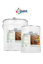 UK PAINT - Acrylic Decking Stain - 5L - ANTI-SLIP - Slate Grey