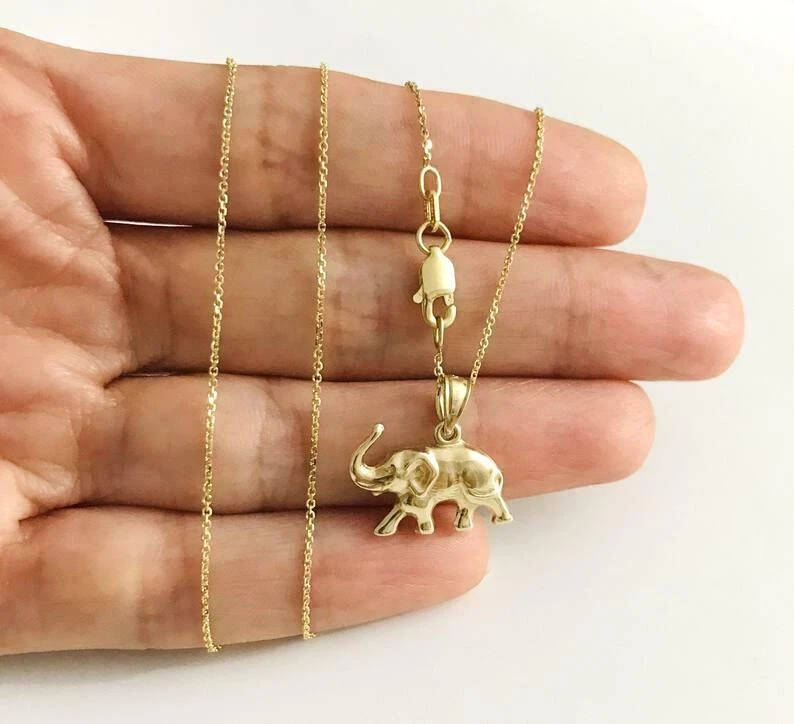 Elephant outlet charm gold