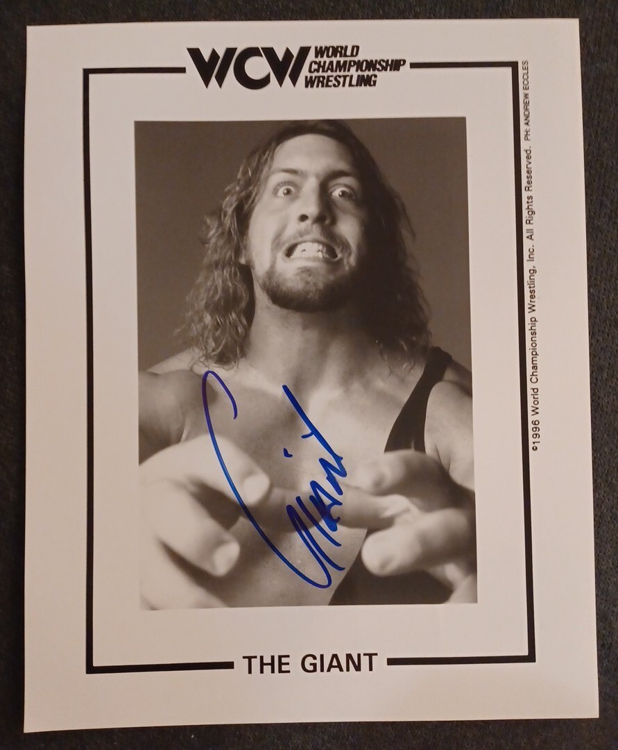 💥1️⃣9️⃣9️⃣6️⃣ Original WCW The Giant 8x10 Promo Photo