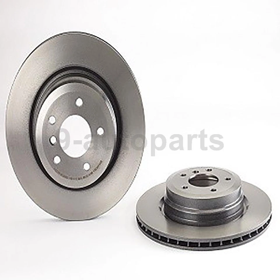 Pastilhas de freio de cerâmica rotores de freio dianteiro traseiro Brembo OE para 2014 2015 BMW X1 - Imagem 3 de 4