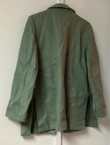 Cirana Women Blazer Jacket Fleece Size XL Long Sleeve Green Open Front - Picture 6 of 18