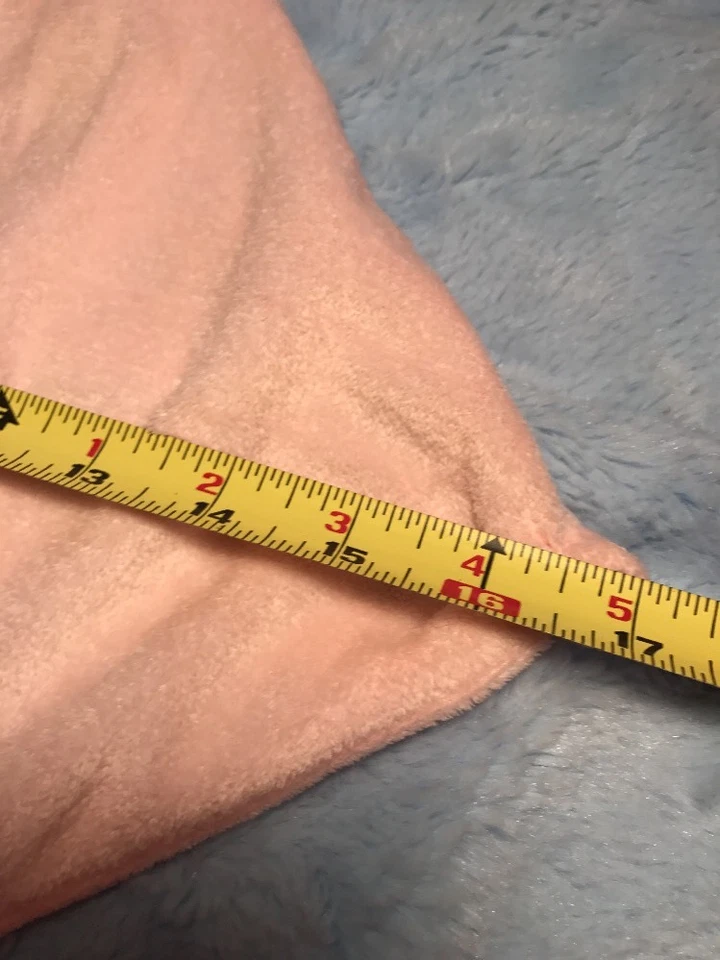 Manta de seguridad Angel Dear Girls rosa cordero polar Lovey 17" Foto 2 de 4