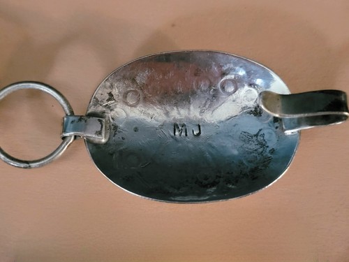 Elegant MARCELLA JAMES Navajo Hand Crafted Sterling Concho Belt ~ Vintage ~ 40" - Picture 4 of 5