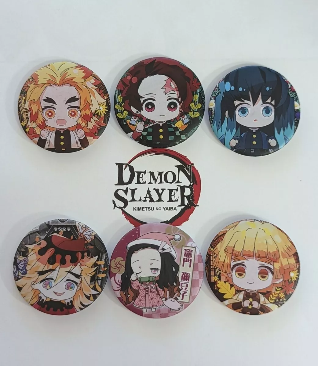 Badges Anime Demon Slayer, Demon Slayer Pins Badges