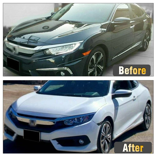 Smoked Side Marker Lamp Turn Signal Light W/ Led Bulbs For Honda Civic 16-2021 - Picture 3 of 12