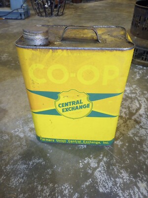 Vintage Co-Op 2 Gallon Oil Can, Farmers Union Central Exchange Saint Paul MN