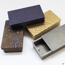 Brass/Titanium EDC Sealing Storage Case Pill Box Holder Container Travel Camping